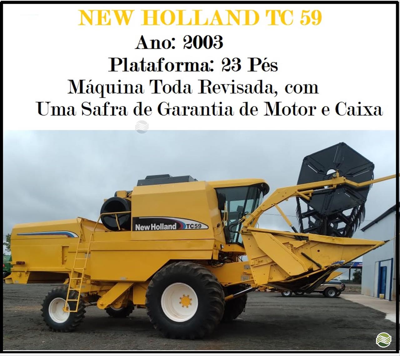 COLHEITADEIRA NEW HOLLAND TC 59 Mecânica Agrícola Taborda CANDIDO GODOI RIO GRANDE DO SUL RS